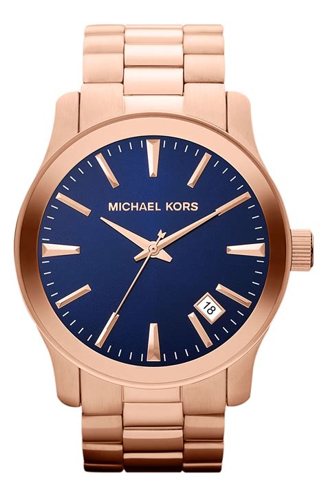 michael kors blue watch